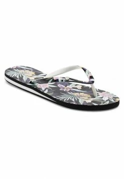 Roxy T-bar Sandals - Black Floral
