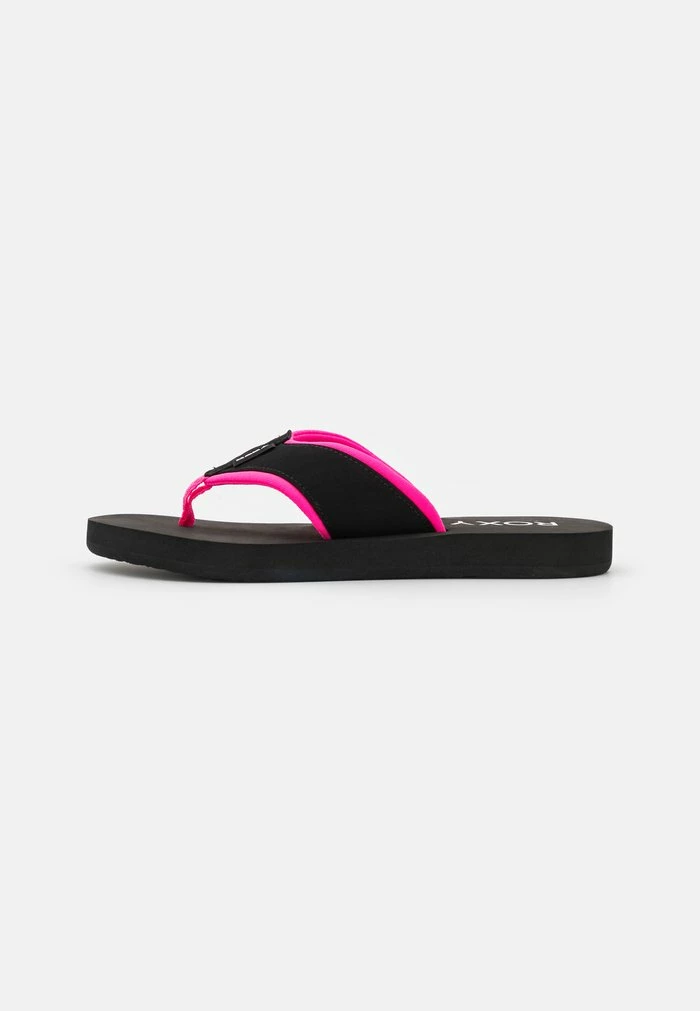 Roxy COASTIN - T-bar Sandals - Black/pink 4 Roxy COASTIN - T-bar Sandals - Black/pink - Image 2