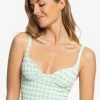 Roxy CHECK IT - Bikini Top - Sprucetone Check It S -Roxy Shop 0431585905e341e7bd9f845f94b3f216
