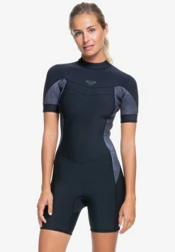Roxy Rash Vest - Jet Black