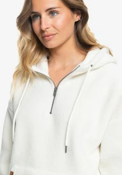Roxy GOING LEFT - Fleece Jumper - Snow White -Roxy Shop 0613540506264469a0e627879097ac4b