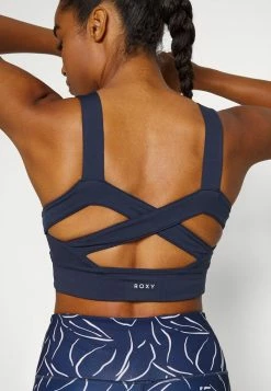 Roxy DANCE AWAY - Medium Support Sports Bra - Mood Indigo -Roxy Shop 0740a1c957f94fc8bfa893267753affb