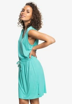 Roxy SURFS UP - Jersey Dress - Sea Blue -Roxy Shop 08b88dad52464aacba30723f960896c1