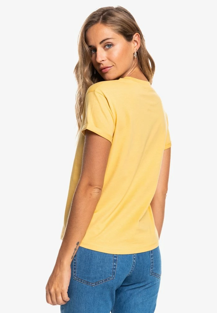 Roxy Print T-shirt - Ochre 5 Roxy Print T-shirt - Ochre - Image 3