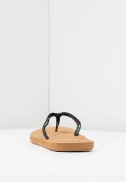Roxy COSTAS - T-bar Sandals - Black -Roxy Shop 12aa32521e3d4c2ba51c3394ff9fbea6