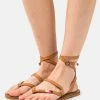 Roxy ROCHELLE - T-bar Sandals - Tan -Roxy Shop 12f67094282044bbb3ca689d93d03b85