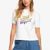 Roxy Print T-shirt - Snow White