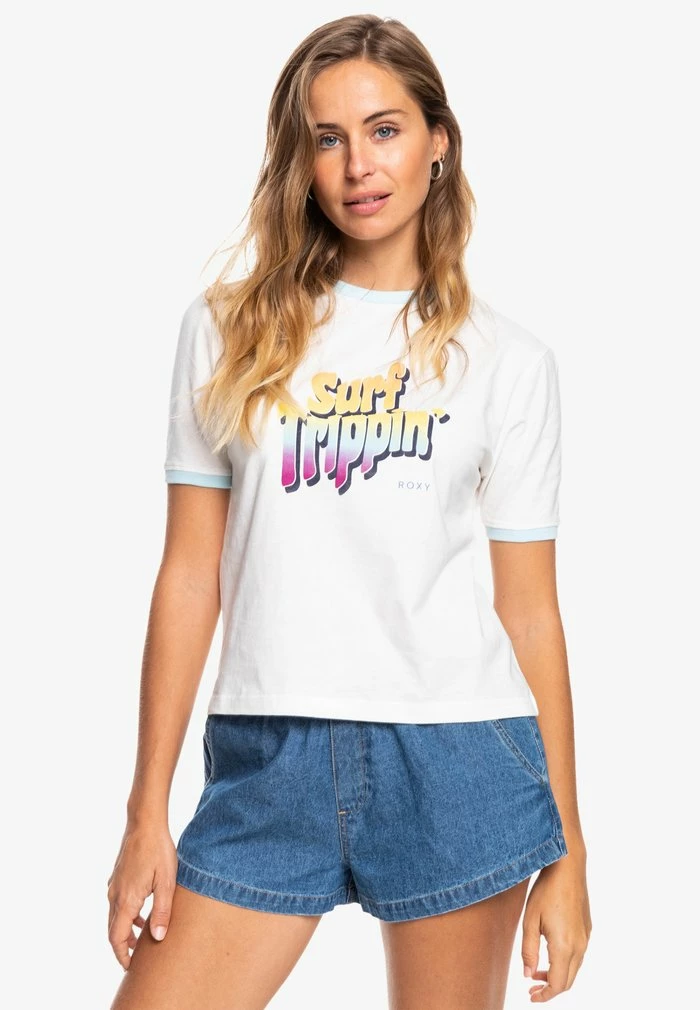 Roxy Print T-shirt - Snow White 3 Roxy Print T-shirt - Snow White