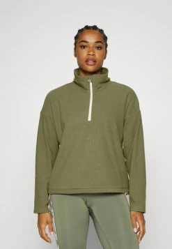 Roxy FEEL IT TOO - Fleece Jumper - Deep Lichen Green