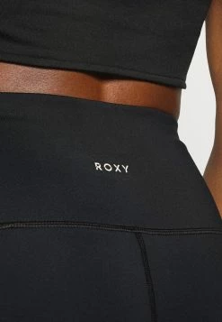 Roxy SUBLIME SUNSHINE SHORTS - Leggings - True Black -Roxy Shop 1941d5f2838548cdbeee532bfc582d68