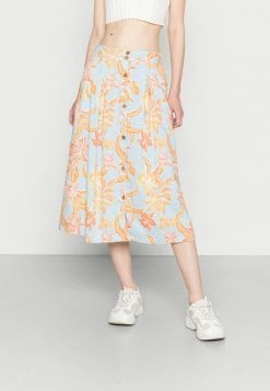 Roxy NIGHT TIME - Maxi Skirt - Cool Blue Island Time