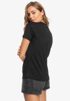 Roxy Print T-shirt - Anthracite -Roxy Shop 1bfc44854de445fe928f780cfca5c301