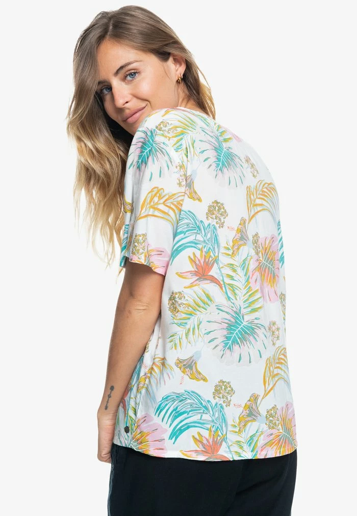 Roxy Print T-shirt - Multicoloured 5 Roxy Print T-shirt - Multicoloured - Image 3