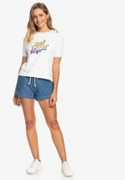 Roxy Print T-shirt - Snow White 10 Roxy Print T-shirt - Snow White -Roxy Shop 22bfedb86da74dedb9b6f2447c0ebfe3