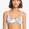 Roxy BEACH CLASSICS - Bikini Top - Bright White Floral Of Paradis -Roxy Shop 23e21b79240d49378da0a6ee3eef9730
