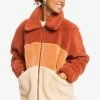 Roxy CAN YOU GUESS - Fleece Jacket - Light Brown -Roxy Shop 28924e397c6a44a5907427a751d05917