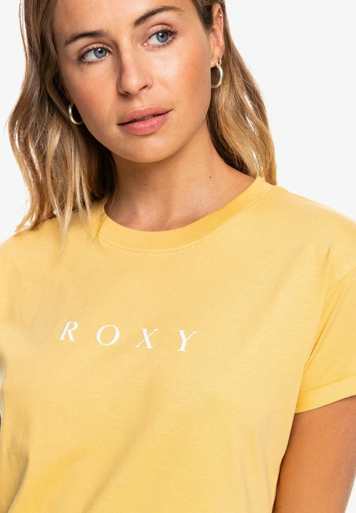 Roxy Print T-shirt - Ochre 7 Roxy Print T-shirt - Ochre - Image 5