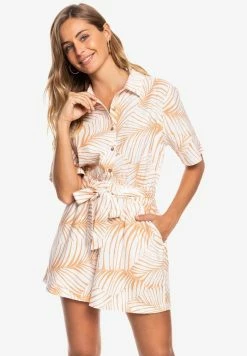 Roxy Shop 19 ROXY - Jumpsuit - Toast Palm Tree Dreams