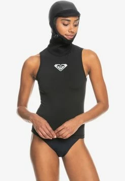 Roxy Rash Vest - True Black
