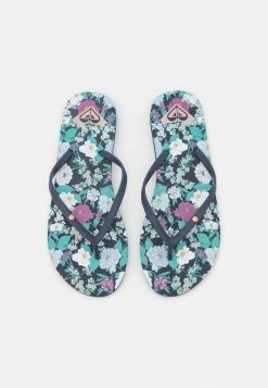 Roxy BERMUDA PRINT - T-bar Sandals - True Navy