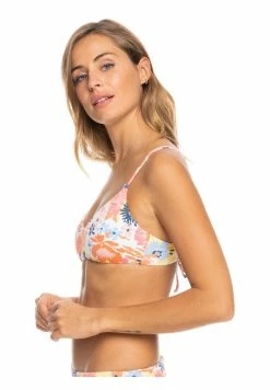 Roxy Bikini Top - Bright White Floral Escape 18 Roxy Bikini Top - Bright White Floral Escape -Roxy Shop 31056ff68d93478489f3403b8f15b1d4
