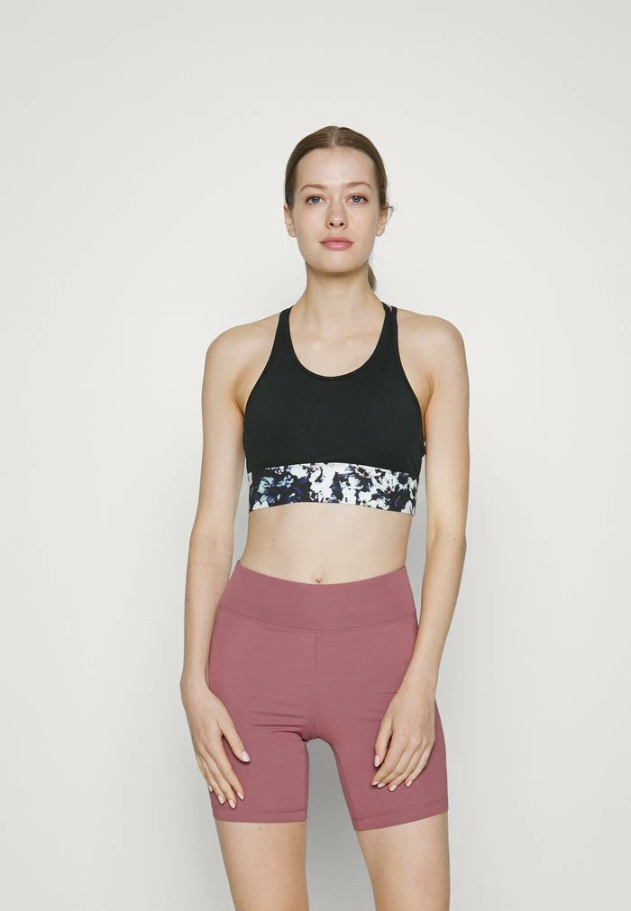 Roxy ILLUSION OF BLISS - Medium Support Sports Bra - True Black 3 Roxy ILLUSION OF BLISS - Medium Support Sports Bra - True Black