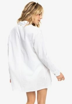 Roxy Shirt Dress - Bright White -Roxy Shop 329b1488c1d24411b0fb985895d08a98