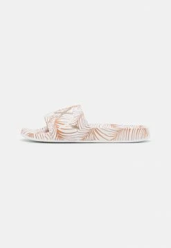 Roxy SLIPPY PRINTED - Mules - White/tan 9 Roxy SLIPPY PRINTED - Mules - White/tan -Roxy Shop 3437982118d7482487a3df626e204aac