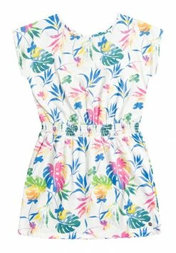 Roxy BEST SONG EVER - Jersey Dress - Snow White Surf Trippin Rg