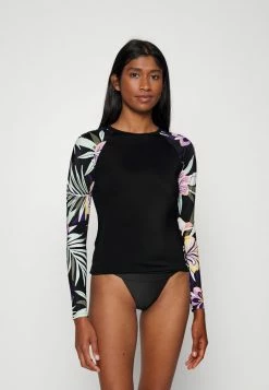 Roxy ACTIVE TOP - Rash Vest - True Black Fasso