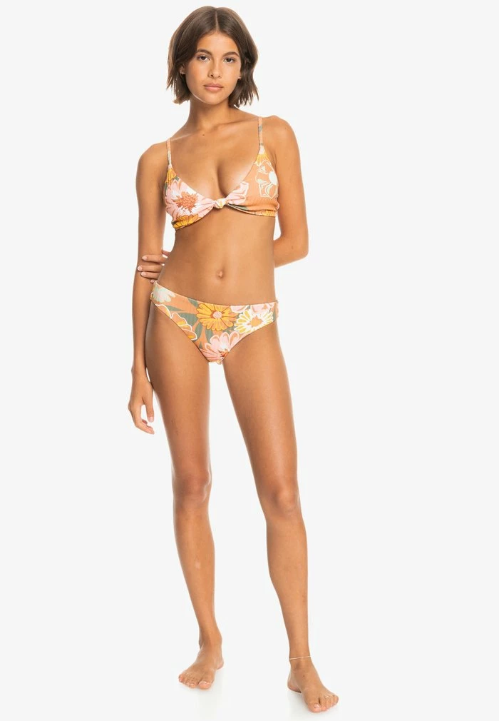 Roxy LOVE THE COMBER - Bikini Bottoms - Toasted Nut Bloom Boogie S 4 Roxy LOVE THE COMBER - Bikini Bottoms - Toasted Nut Bloom Boogie S - Image 2