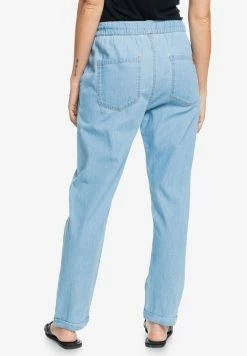 Roxy SLOW SWELL - Straight Leg Jeans - Light Blue -Roxy Shop 392120e039854bfbaf8294e1575edaf8