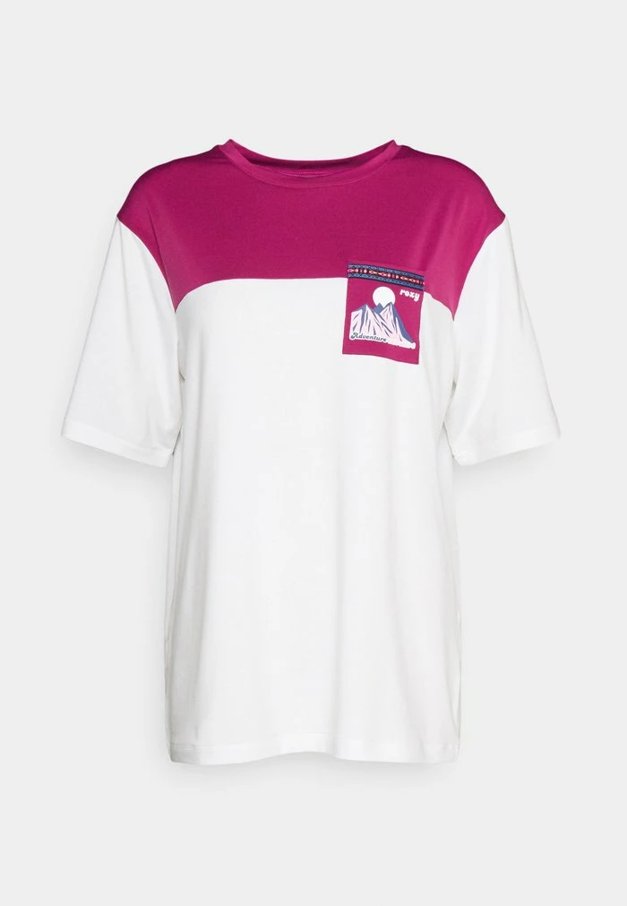Roxy EXPLORE THE TRACKS - Print T-shirt - Boysenberry 6 Roxy EXPLORE THE TRACKS - Print T-shirt - Boysenberry - Image 4