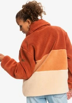 Roxy CAN YOU GUESS - Fleece Jacket - Light Brown -Roxy Shop 3b007d0f1f00453f95d3dd2b73950b41