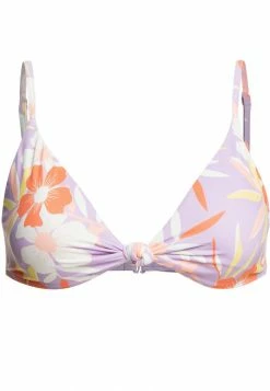 Roxy LOVE THE SURF KNOT - Bikini Top - Lavendula Tropical Trip S -Roxy Shop 3c33194a33654427a66badb6dea4fc17