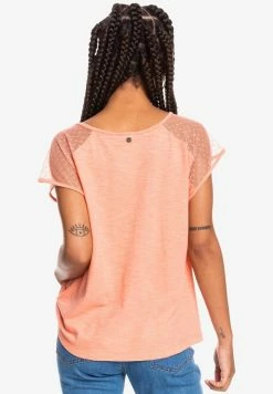 Roxy Print T-shirt - Fusion Coral -Roxy Shop 3d2ed6c1c6394191b3379d209d432ade