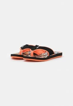 Roxy COASTIN PRINT - T-bar Sandals - Black -Roxy Shop 4301ce8ace7640ac8df86f567cfb3f1b