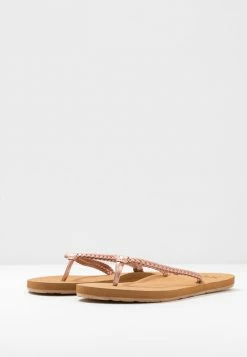 Roxy COSTAS - T-bar Sandals - Rose Gold -Roxy Shop 454bd7437ec14e6ebf492458d7b3fc34