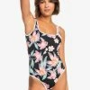 Roxy PARADISE SHINE ONE PIECE - Swimsuit - Anthracite Paradise Found S -Roxy Shop 4685708d03204316878b2b6d82f08732
