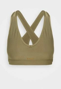 Roxy HEROS - Medium Support Sports Bra - Covert Green -Roxy Shop 46e603378b4e40f69b402c3f39aa8d6a