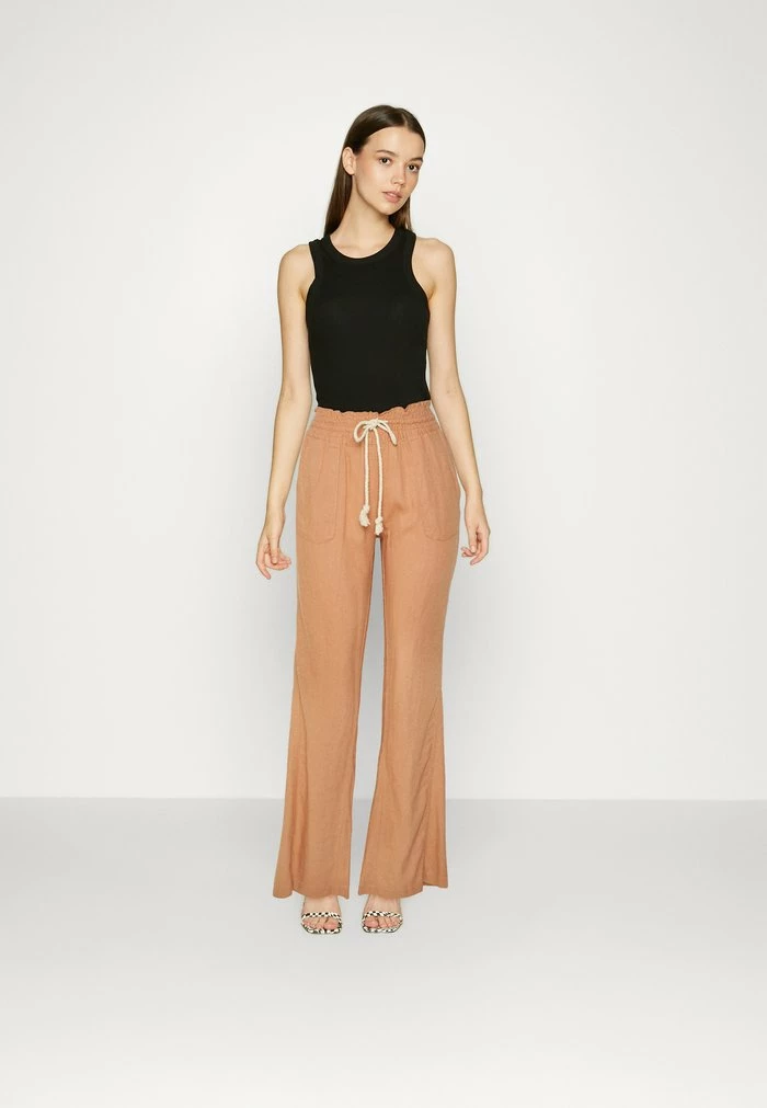 Roxy OCEANSIDE PANTS - Trousers - Coral 3 Roxy OCEANSIDE PANTS - Trousers - Coral - Image 2