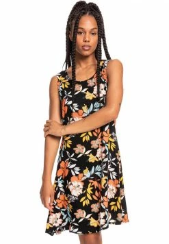 Roxy SWEET WHISPER - Day Dress - Anthracite Island Vibes