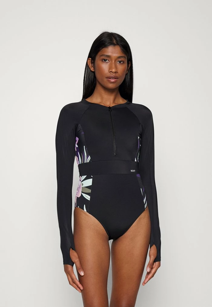 Roxy ACTIVE BLOCKING ONESIE - Swimsuit - True Black Fasso 3 Roxy ACTIVE BLOCKING ONESIE - Swimsuit - True Black Fasso