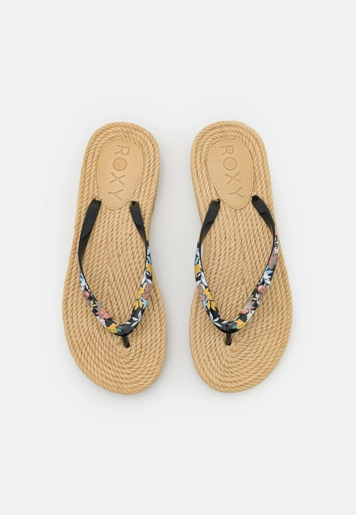 Roxy SOUTH BEACH - T-bar Sandals - Black Smashup 8 Roxy SOUTH BEACH - T-bar Sandals - Black Smashup - Image 6