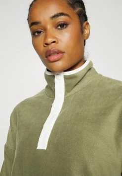 Roxy EVENING SHADOWS - Fleece Jumper - Deep Lichen Green -Roxy Shop 4a8f4c88fec54e49a72321522a87c214