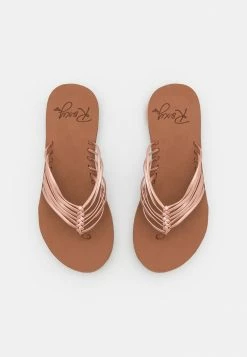 Roxy JASMINE - T-bar Sandals - Rose Gold -Roxy Shop 4bb5f7985856420c84c2e2f456722fcb