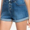 Roxy AUTHENTIC SUMMER HIGH - Denim Shorts - Vintage Medium Blue -Roxy Shop 4be373c4bc8e4adc9c37304a743e6749