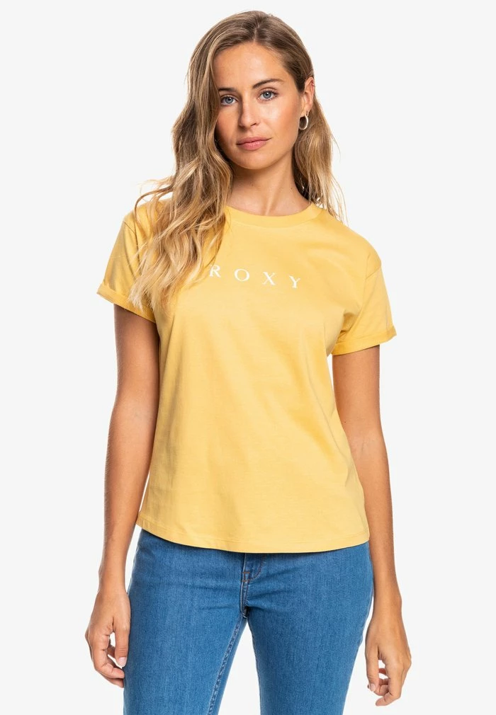 Roxy Print T-shirt - Ochre 3 Roxy Print T-shirt - Ochre