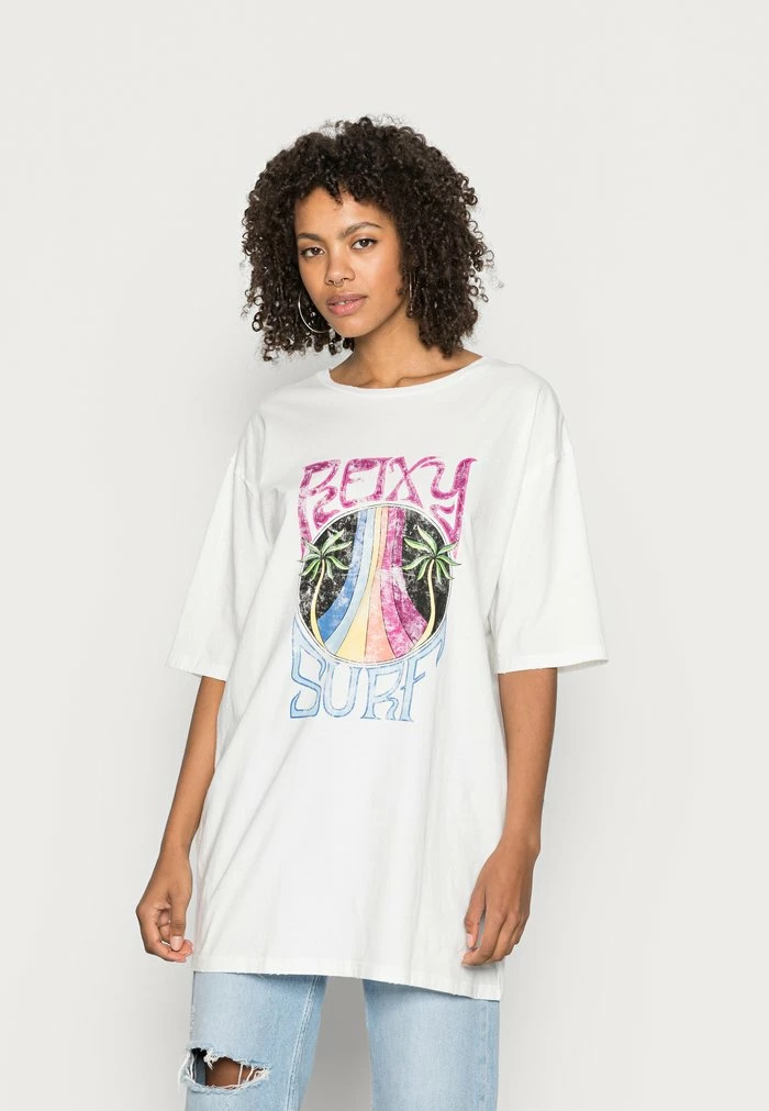 Roxy COME TO THE BEACH - Print T-shirt - Snow White 3 Roxy COME TO THE BEACH - Print T-shirt - Snow White