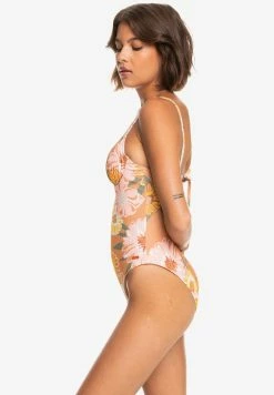 Roxy Swimsuit - Toasted Nut Bloom Boogie S -Roxy Shop 505be44f6f31478784f02930f3e9b026